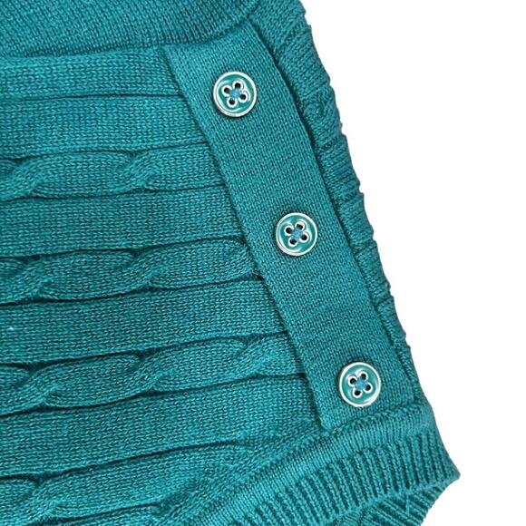 Kim Rogers Forest Green Cotton Pullover Sweater – Women’s Size L #L1346 - Picture 6 of 6